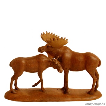 Stort elgpar suvenir