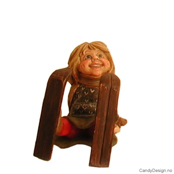 Suvenir troll på ski 