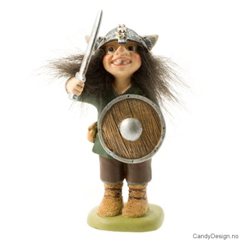 Vikingtroll suvenir stående