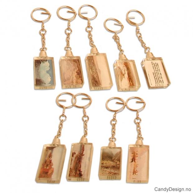 Nøkkelringer med malerier