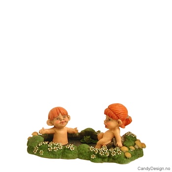 Små tablå med trollbarn