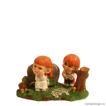 Små tablå med trollbarn