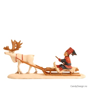 Same med reinsdyr og slede