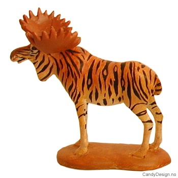 Elg med tiger mønster