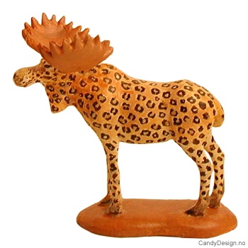 Elg med panter mønster