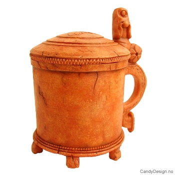 Antikvitet stor i farger  Tobakksbeger