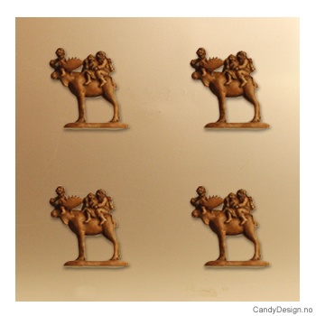 Magnet trollfamilie på elg