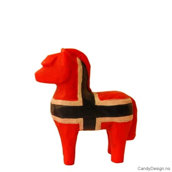 Liten hest i Norske farger