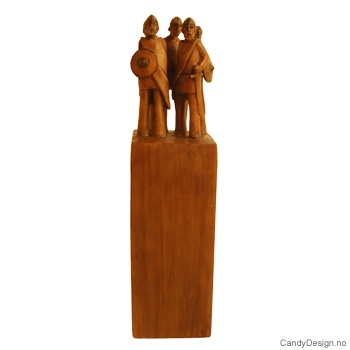 Vikingegruppe på søyle u/konge