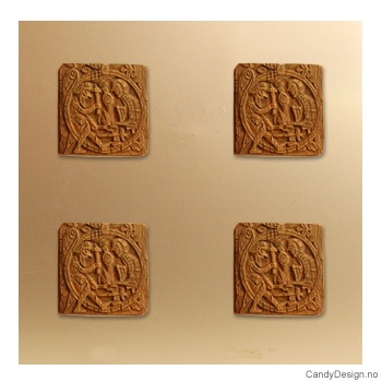 Vikingeplakett med magnet