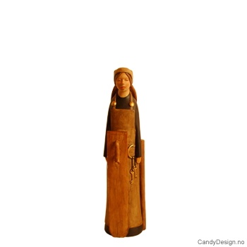 Moderne viking figur - dame  