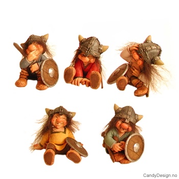 Vikingtroll suvenirer assortert
