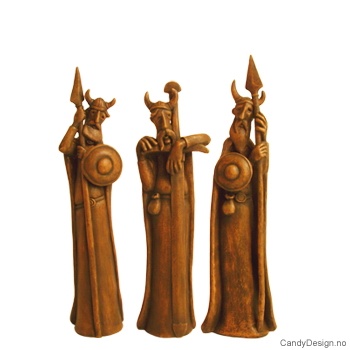 Medium trøtte vikinger i antikk assortert