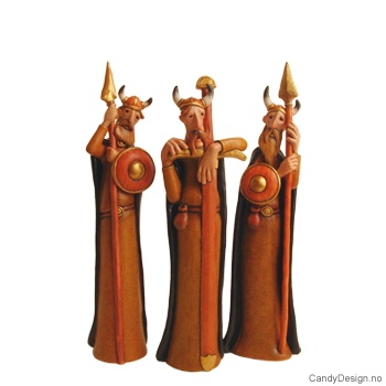 Medium trøtte vikinger i farger