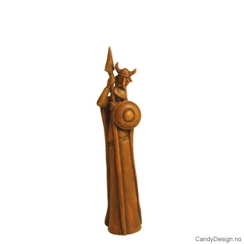 Medium trøtt viking med spyd