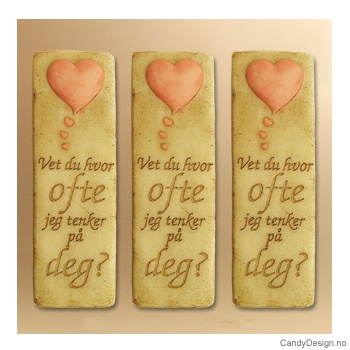 Kjærlighetsord magnet - Vet du hvor ofte jeg tenker på deg