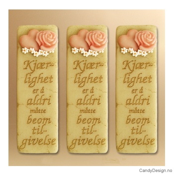 Kjærlighetsord magnet - Kjærlighet er å aldri måtte be om tilgivelse