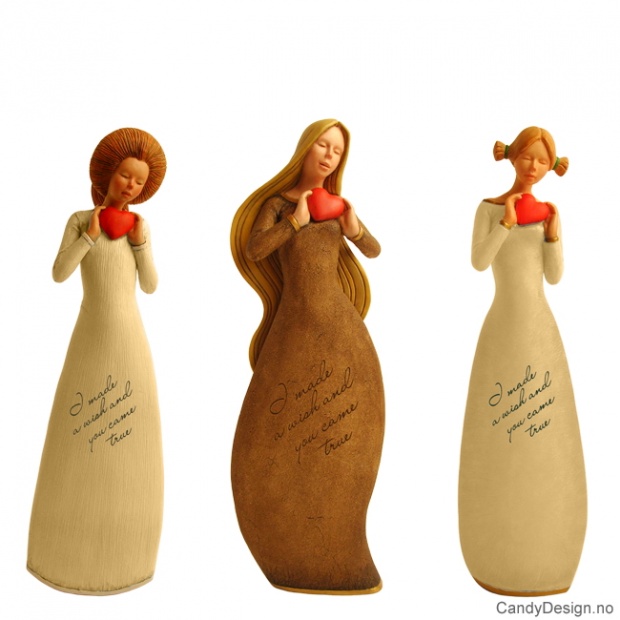 Assorterte  Piker med hjerte - I made a wish and you came true