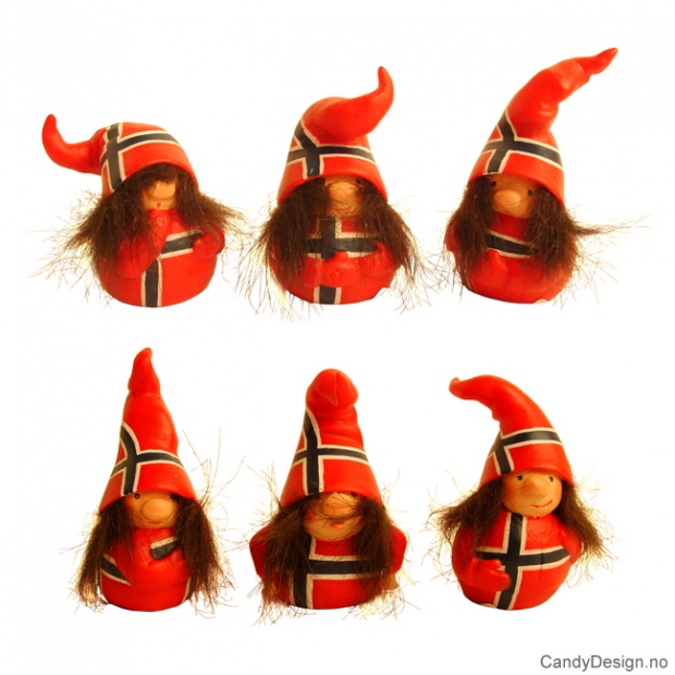 Nisse figurer i norske farger
