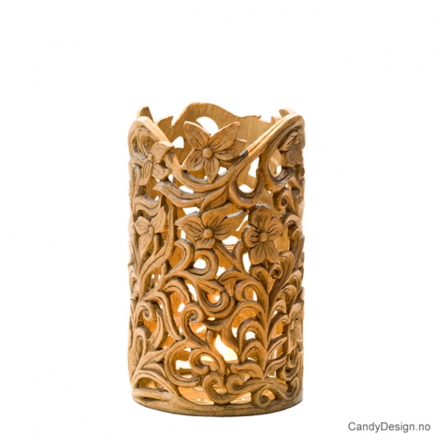 Medium Spec. Stormlykt blomster