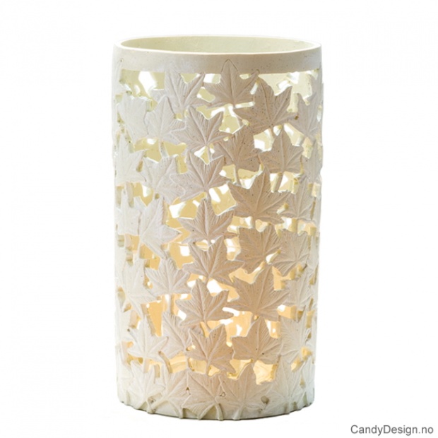 Large stormlykt med blad