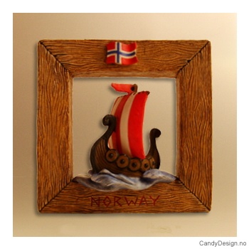 Vindumagnet - Vikingskip