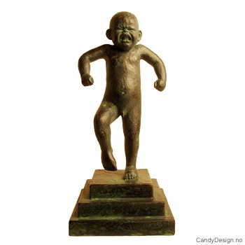 Sinnataggen skulptur etter Gustav Vigeland - Stor