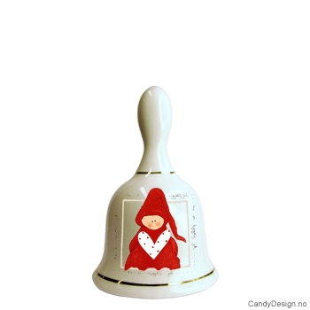 Stor bjelle med julemotiv