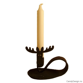 Smijernlysestake, lav med fat og hank m/elg