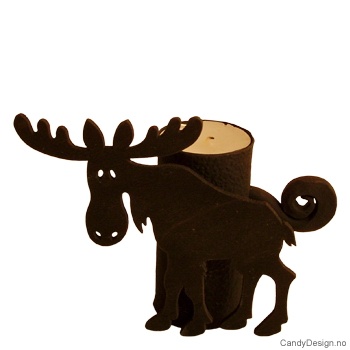 Smijernlysestake for telys m/elg