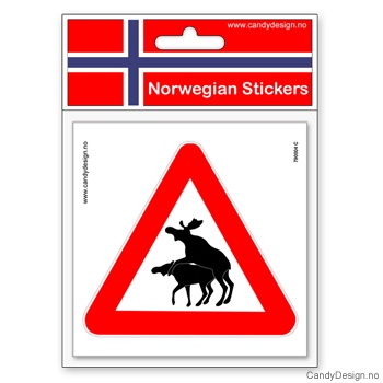 Dobbelelg klistremerke