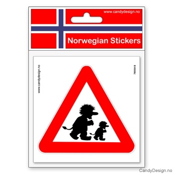 To troll klistremerke