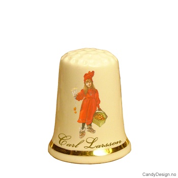 Fingerbøl med Carl Larsson Britta motiv