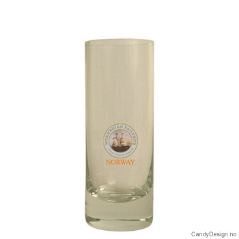 Høyt shotglass - Seilskip