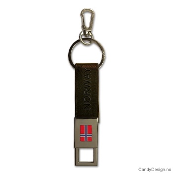 Nøkkelringer med lær