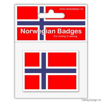 Norsk flagg - Jakkemerke