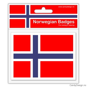 Norsk flagg - Jakkemerke