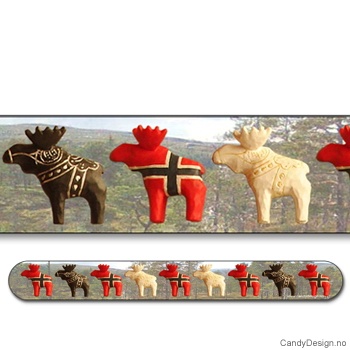 Suvenir neglefil  Diverse elg