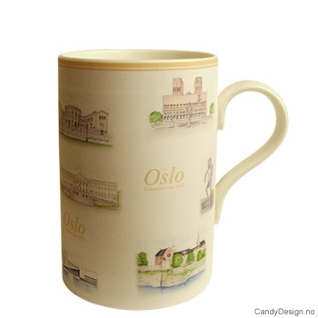 Oslo kopp med Oslo motiver
