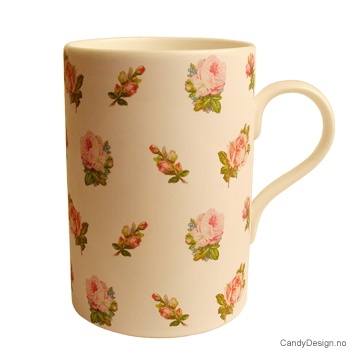 Kopp med små roser